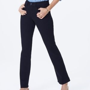 NYDJ BLACK BARBARA BOOTCUT JEANS NWT